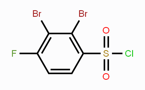 CAS No. 1804931-89-2, 2,3-Dibromo-4-fluorobenzenesulfonyl chloride