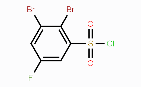 CAS No. 1805122-50-2, 2,3-Dibromo-5-fluorobenzenesulfonyl chloride