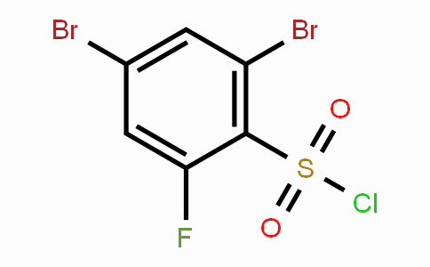 CAS No. 1806327-75-2, 2,4-Dibromo-6-fluorobenzenesulfonyl chloride