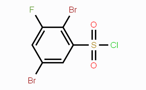 CAS No. 1804416-65-6, 2,5-Dibromo-3-fluorobenzenesulfonyl chloride