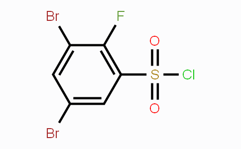 CAS No. 1805122-59-1, 3,5-Dibromo-2-fluorobenzenesulfonyl chloride