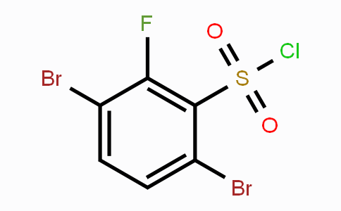 CAS No. 1806306-54-6, 3,6-Dibromo-2-fluorobenzenesulfonyl chloride