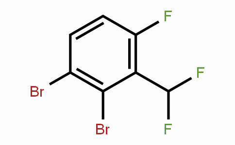 CAS No. 1803776-82-0, 2,3-Dibromo-6-fluorobenzodifluoride