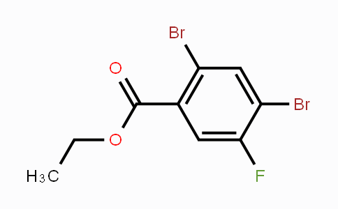 CAS No. 1806306-59-1, Ethyl 2,4-dibromo-5-fluorobenzoate