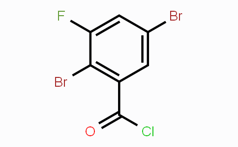 CAS No. 1806353-77-4, 2,5-Dibromo-3-fluorobenzoyl chloride