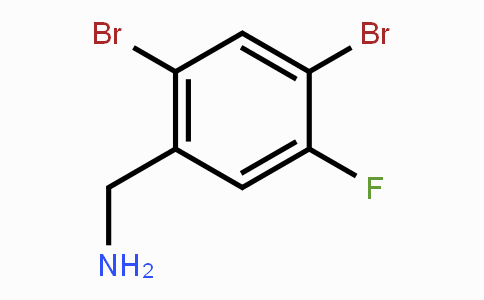 CAS No. 1804933-03-6, 2,4-Dibromo-5-fluorobenzylamine