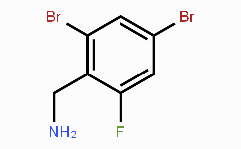 CAS No. 1806350-06-0, 2,4-Dibromo-6-fluorobenzylamine