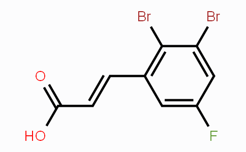 CAS No. 1807411-37-5, 2,3-Dibromo-5-fluorocinnamic acid