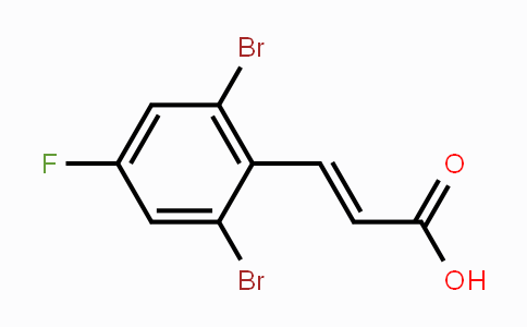 CAS No. 1807412-85-6, 2,6-Dibromo-4-fluorocinnamic acid