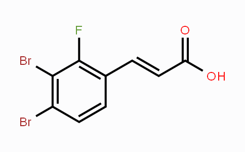CAS No. 1807412-94-7, 3,4-Dibromo-2-fluorocinnamic acid