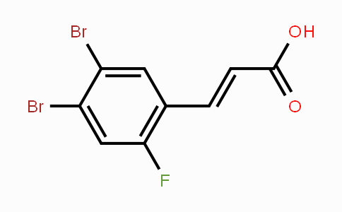 CAS No. 1807439-14-0, 4,5-Dibromo-2-fluorocinnamic acid