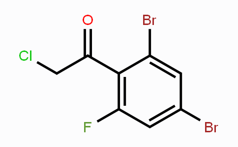 CAS No. 1803716-45-1, 2',4'-Dibromo-6'-fluorophenacyl chloride