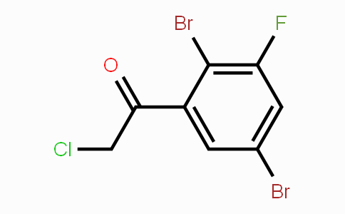 CAS No. 1806355-46-3, 2',5'-Dibromo-3'-fluorophenacyl chloride