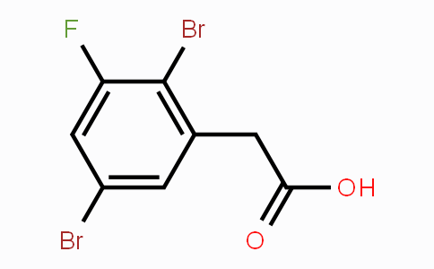 CAS No. 1803716-70-2, 2,5-Dibromo-3-fluorophenylacetic acid