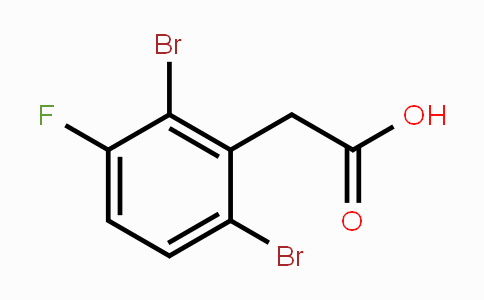 CAS No. 1803837-94-6, 2,6-Dibromo-3-fluorophenylacetic acid