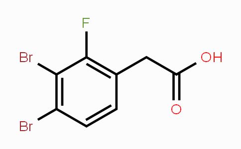 CAS No. 1807033-82-4, 3,4-Dibromo-2-fluorophenylacetic acid