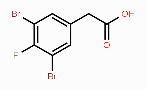 CAS No. 1803716-78-0, 3,5-Dibromo-4-fluorophenylacetic acid