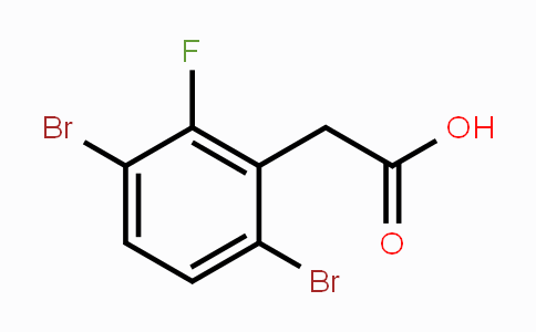 CAS No. 1803785-23-0, 3,6-Dibromo-2-fluorophenylacetic acid