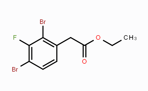 CAS No. 1807033-90-4, Ethyl 2,4-dibromo-3-fluorophenylacetate