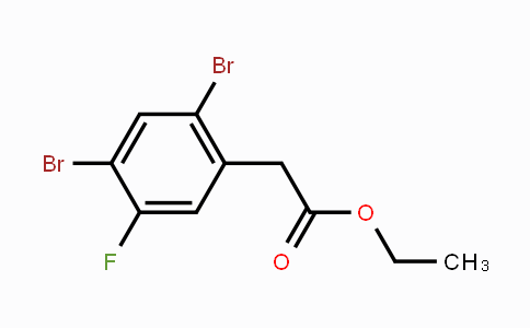 CAS No. 1807182-40-6, Ethyl 2,4-dibromo-5-fluorophenylacetate