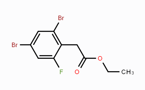 CAS No. 1804933-81-0, Ethyl 2,4-dibromo-6-fluorophenylacetate