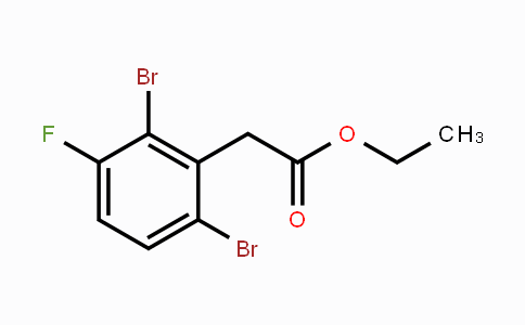 CAS No. 1807057-15-3, Ethyl 2,6-dibromo-3-fluorophenylacetate