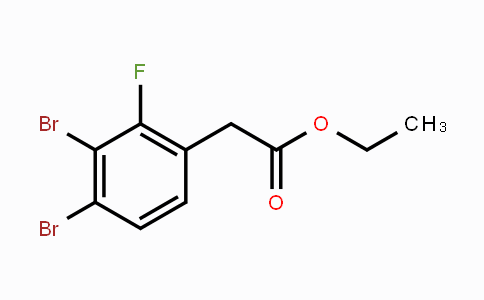 CAS No. 1803778-58-6, Ethyl 3,4-dibromo-2-fluorophenylacetate