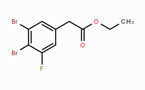 CAS No. 1803785-28-5, Ethyl 3,4-dibromo-5-fluorophenylacetate