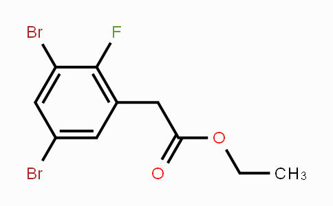 CAS No. 1803817-32-4, Ethyl 3,5-dibromo-2-fluorophenylacetate