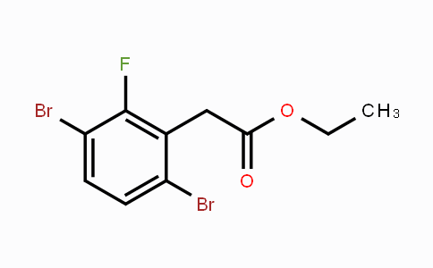 CAS No. 1806351-20-1, Ethyl 3,6-dibromo-2-fluorophenylacetate