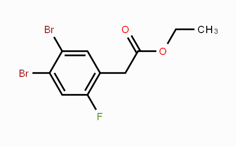 CAS No. 1804418-80-1, Ethyl 4,5-dibromo-2-fluorophenylacetate