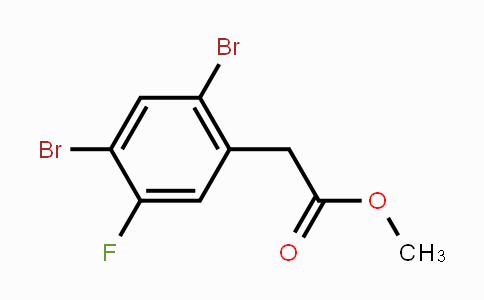 CAS No. 1804933-86-5, Methyl 2,4-dibromo-5-fluorophenylacetate