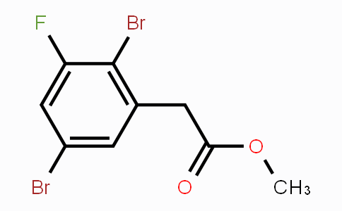 CAS No. 1803785-34-3, Methyl 2,5-dibromo-3-fluorophenylacetate