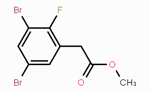 CAS No. 1807034-20-3, Methyl 3,5-dibromo-2-fluorophenylacetate