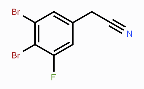 CAS No. 1803779-04-5, 3,4-Dibromo-5-fluorophenylacetonitrile