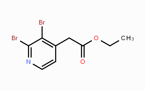 CAS No. 1807035-01-3, Ethyl 2,3-dibromopyridine-4-acetate