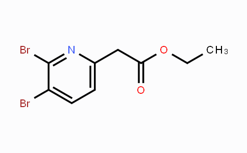 CAS No. 1803779-44-3, Ethyl 2,3-dibromopyridine-6-acetate