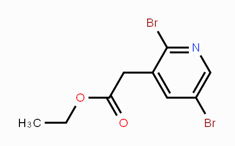CAS No. 1807183-17-0, Ethyl 2,5-dibromopyridine-3-acetate