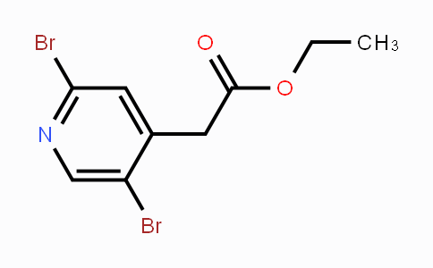 CAS No. 1806351-97-2, Ethyl 2,5-dibromopyridine-4-acetate