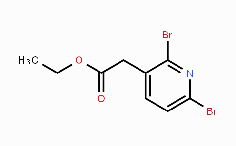 CAS No. 1803717-37-4, Ethyl 2,6-dibromopyridine-3-acetate