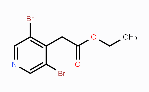 CAS No. 1806347-62-5, Ethyl 3,5-dibromopyridine-4-acetate