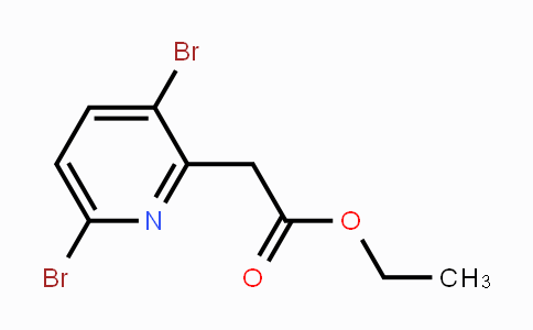 CAS No. 1806273-97-1, Ethyl 3,6-dibromopyridine-2-acetate
