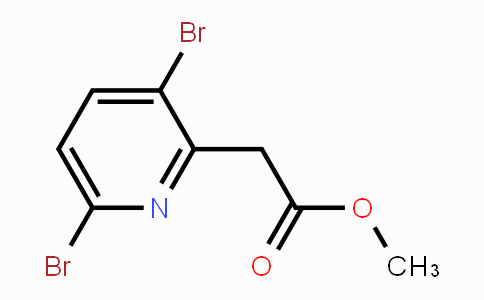 CAS No. 1804936-27-3, Methyl 3,6-dibromopyridine-2-acetate