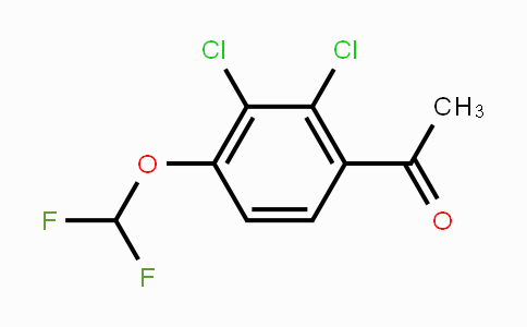 CAS No. 1804421-00-8, 2',3'-Dichloro-4'-(difluoromethoxy)acetophenone