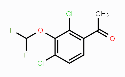 CAS No. 1806352-58-8, 2',4'-Dichloro-3'-(difluoromethoxy)acetophenone