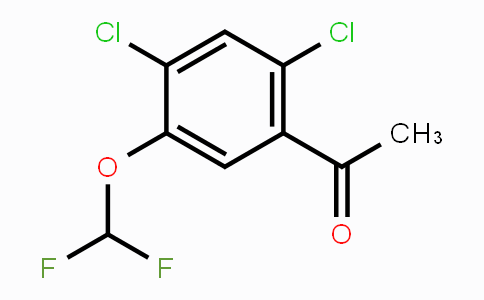 CAS No. 1806321-02-7, 2',4'-Dichloro-5'-(difluoromethoxy)acetophenone