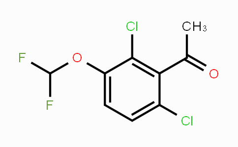 CAS No. 1805123-86-7, 2',6'-Dichloro-3'-(difluoromethoxy)acetophenone