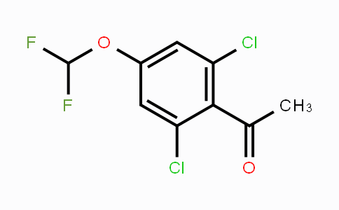 CAS No. 1803717-58-9, 2',6'-Dichloro-4'-(difluoromethoxy)acetophenone