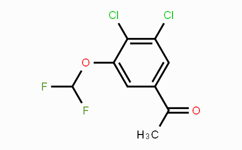 CAS No. 1804421-08-6, 3',4'-Dichloro-5'-(difluoromethoxy)acetophenone