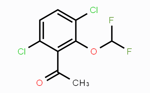 CAS No. 1803817-55-1, 3',6'-Dichloro-2'-(difluoromethoxy)acetophenone